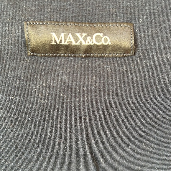 ⭐️Max & Co. Navy Blue Long Sleeve Top Size S - Picture 7 of 8